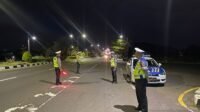 Patroli Malam Satlantas Polres Lombok Barat Jaga Ketertiban Lalu Lintas dan Cegah Balap Liar