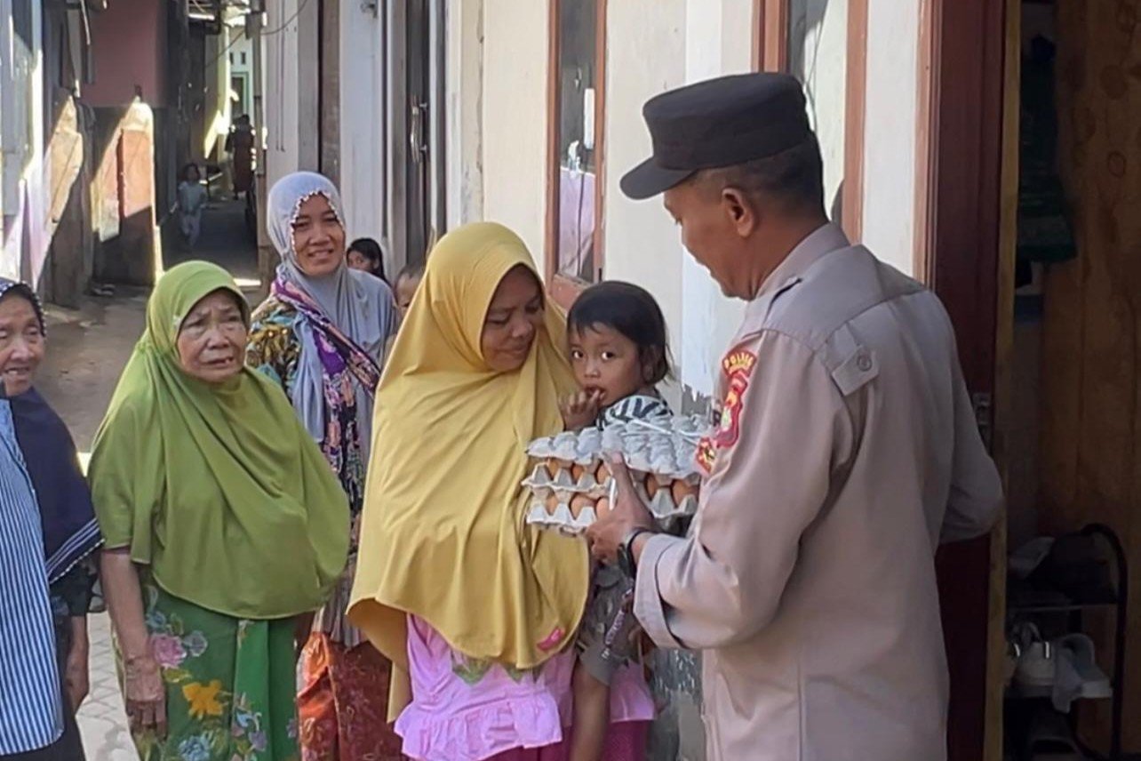Polsek Kediri Terus Galakkan Program Peduli Stunting di Desa Kediri