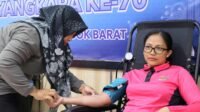 Donor Darah Polres Lombok Barat, Wujud Kepedulian dalam HUT Lalu Lintas ke-70